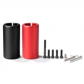 Цвет на выбор-красный или черный.

Материал-металл.

Комплектация хомут 1шт+болты.

&nbsp;

За бо...